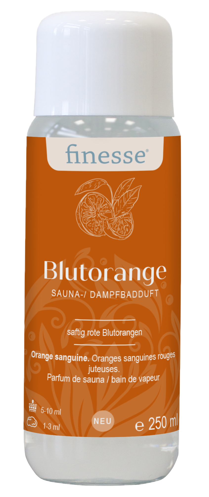 Finesse Sauna- und Dampfbadduft Blutorange