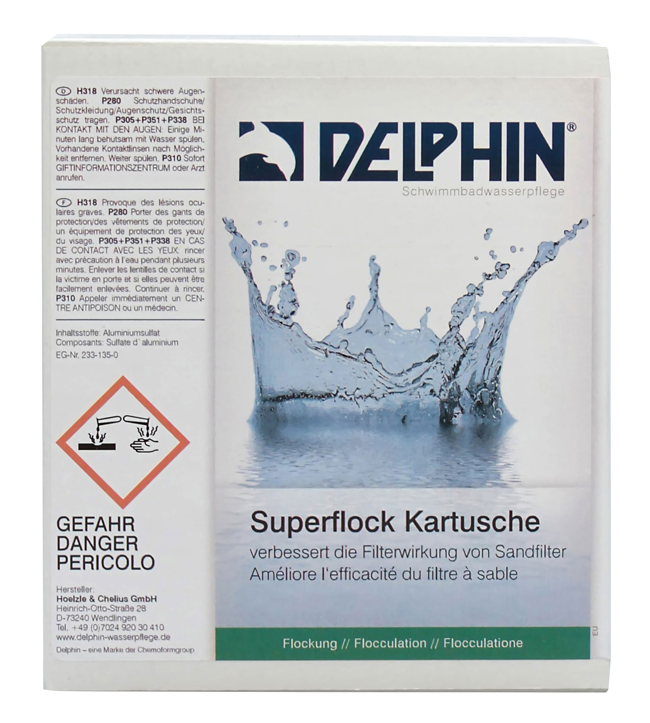 Delphin Superflock Kartuschen 8x125g (1 kg)