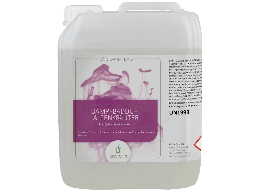 Lacoform Dampfbadduft Alpenkräuter - 10L