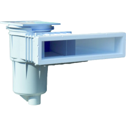 Skimmer für hohe Wasserlinie