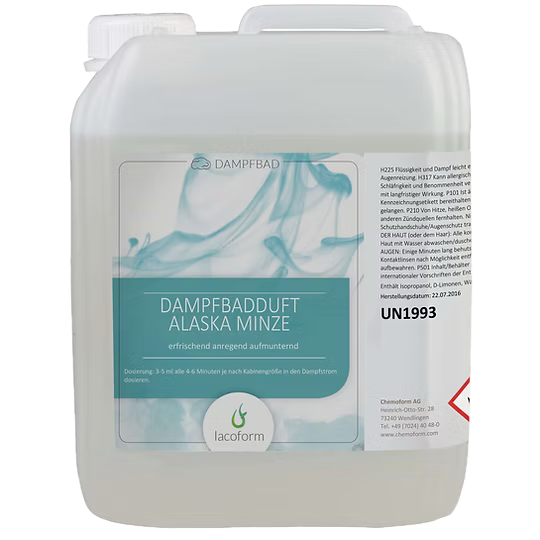 Lacoform Dampfbadduft Alaska Minze - 10L